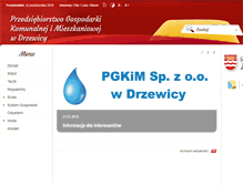 Tablet Screenshot of pgkim.drzewica.pl