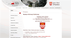 Desktop Screenshot of bip.drzewica.pl